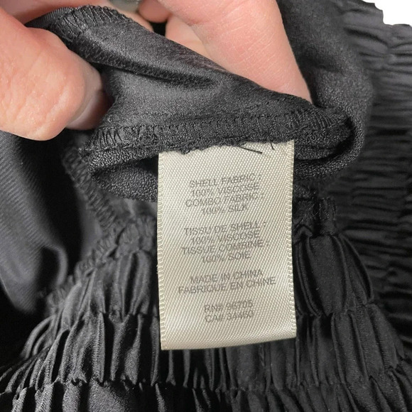 Rebecca Taylor Side Stripe Black Jogger Pants‎ Size 2 - Picture 8 of 9